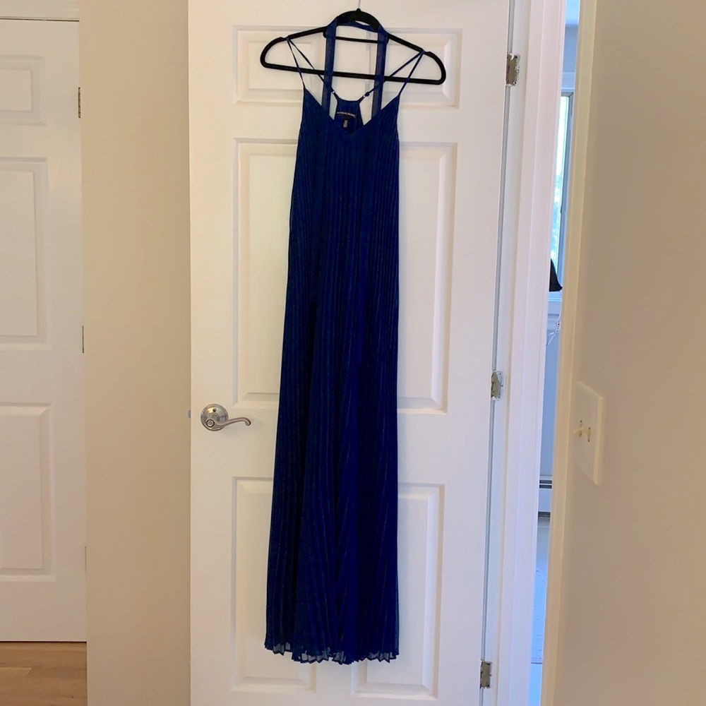 Navy blue maxi dress